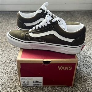 Vans Classic Sneakers in Green and White